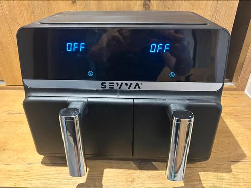 Dubbele airfryer 9L, Elektronische apparatuur, Airfryers, Zo goed als nieuw, Airfryer, Ophalen of Verzenden
