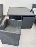 Tuinset 4personen+kussenhoezen, Tuin en Terras, Ophalen, Zo goed als nieuw