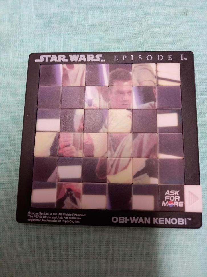 Schuif puzzel Star Wars Episode I.  = 1 euro, Hobby en Vrije tijd, Denksport en Puzzels, Gebruikt, Overige typen, Minder dan 500 stukjes
