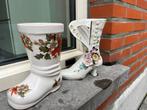 2 vases en forme de botte - chaussure, Enlèvement ou Envoi