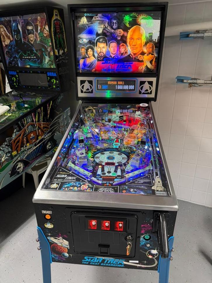 HELE MOOIE Williams STTNG Star Trek: The Next Generation, Verzamelen, Automaten | Flipperkasten, Zo goed als nieuw, Dot-matrix