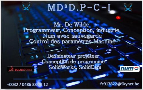 Réparateur Agrégation CNC Num 750/760/1060… et Carte AUTO V3, Diensten en Vakmensen, Overige Diensten