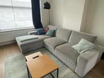 Hoekzetel 3-zit met chaise longue links, Huis en Inrichting, Ophalen, 250 tot 300 cm, Driepersoons, Zo goed als nieuw