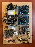 Lot 3x Motherboards + RAM + PSU + accessories, etc, Computers en Software, Moederborden, Gebruikt, DDR3, Ophalen of Verzenden