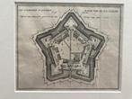 Mooi ingelijste gravure uit 1786 Antwerpen citadel Harrewijn, Antiek en Kunst, Kunst | Etsen en Gravures, Ophalen of Verzenden