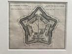 Antieke gravure Citadel Antwerpen - Spanoghe/Harrewijn 1786, Antiek en Kunst, Ophalen of Verzenden