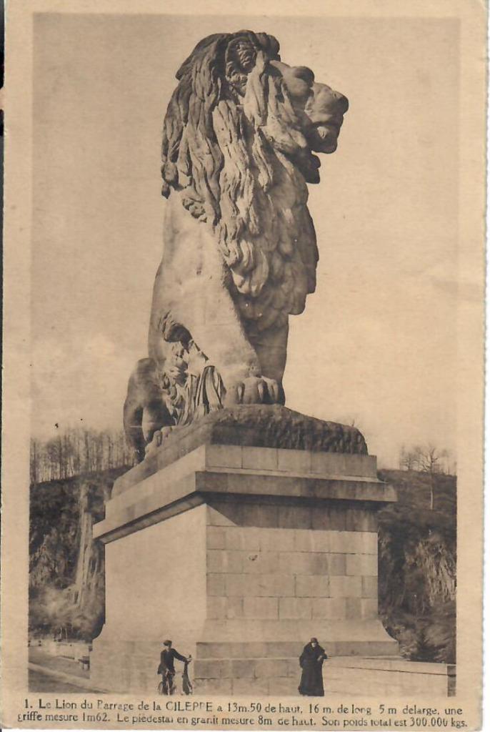 Twee oude postkaarten Barrage de la Gileppe, Ophalen of Verzenden
