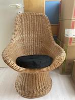 Rotan zetel, Huis en Inrichting, Ophalen, Gebruikt, Eenpersoons, Minder dan 75 cm