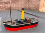 Oude Blikken stoomboot groot model, Ophalen of Verzenden