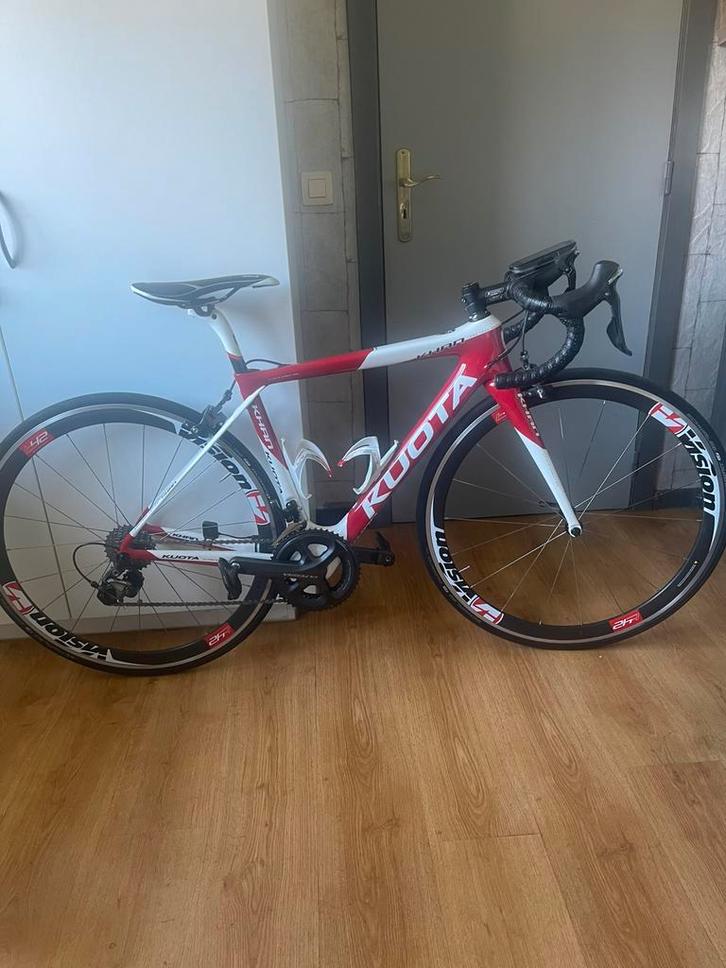 Full carbon !! Kuota khan . pro team edition, Fietsen en Brommers, Fietsen | Racefietsen, Zo goed als nieuw, Carbon, Ophalen of Verzenden