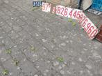 4 nummerplaten emaille oldtimer, Ophalen of Verzenden