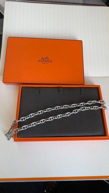 RARISSIME - Chaîne d’ancre collier par Hermès 