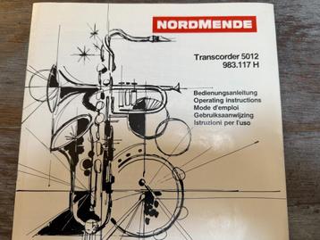 Nordmende, transcorder 5012 983.117 H - Originele gebruikers beschikbaar voor biedingen