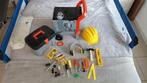 smoby werkkoffer met werkmateriaal en trolley omvormen tot w, Hobby en Vrije tijd, Ophalen, Zo goed als nieuw