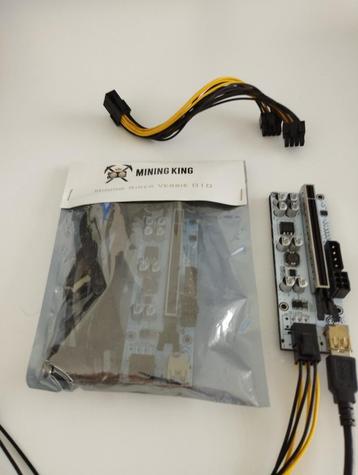 Pak van 30 tot 35 risers en PCI-E-splitterkabels beschikbaar voor biedingen
