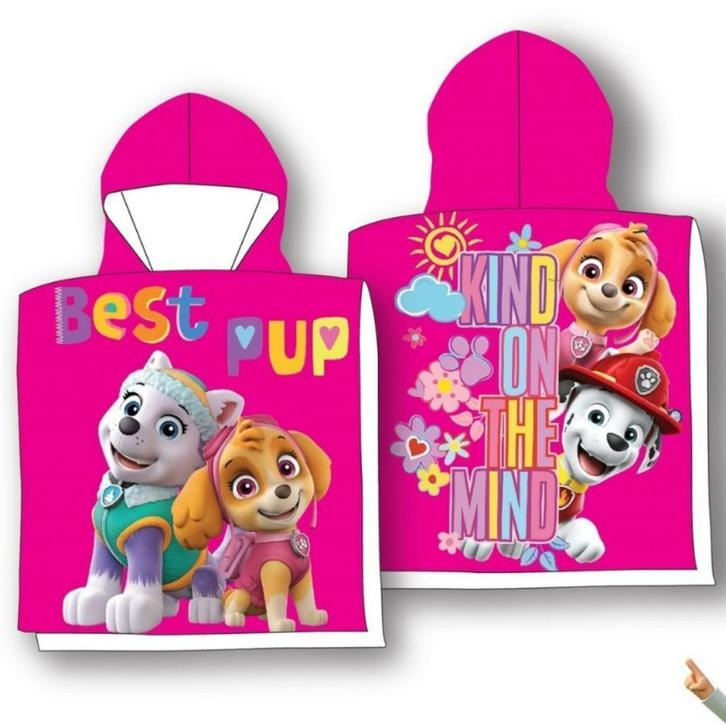 Paw Patrol Badponcho Roze - Sneldrogend, Enfants & Bébés, Maillots de bain pour enfants, Neuf, Poncho de bain, Taille unique, Fille