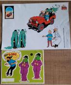 Kuifje: stickers, Ophalen of Verzenden, Kuifje, Gebruikt, Plaatje, Poster of Sticker