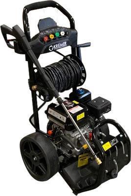 Kremer hogedrukreiniger KR200H met stoomfunctie, Tuin en Terras, Hogedrukreinigers, Nieuw, Benzine, Met regelbare waterdruk, Ophalen