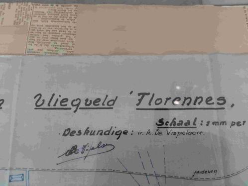 Florennes Aérodrome Vliegveld Duitsland Luftwaffe Me110, Verzamelen, Militaria | Algemeen, Foto of Poster, Verzenden