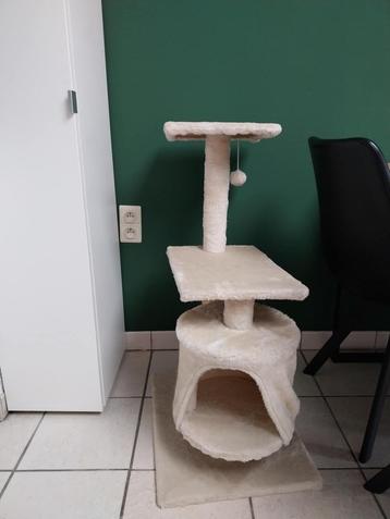 leuke kattenkrabpaal beige 87 cm hoogte  beschikbaar voor biedingen