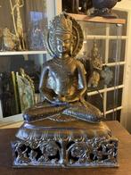 Oude Nepalese Shakyamuni Boeddha 35 cm, Huis en Inrichting, Woonaccessoires | Boeddhabeelden, Ophalen of Verzenden, Gebruikt