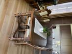 Tafel en stoelen, Huis en Inrichting, Tafels | Eettafels, Ophalen, Klassiek, Eikenhout, 50 tot 100 cm
