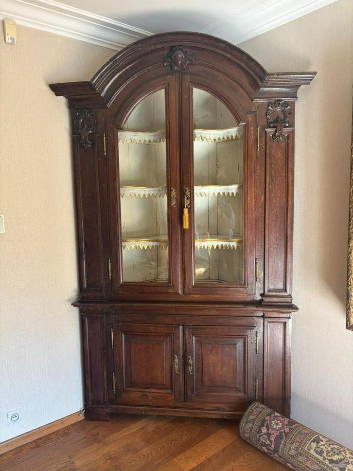 Antiek hoekkast, Antiek en Kunst, Antiek | Meubels | Kasten, Ophalen