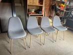 Eetkamerstoelen, Huis en Inrichting, Stoelen, Ophalen, Zo goed als nieuw, Grijs