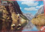 Puzzle Montagnes-lac-barques, Ophalen of Verzenden, 500 t/m 1500 stukjes, Nieuw, Legpuzzel