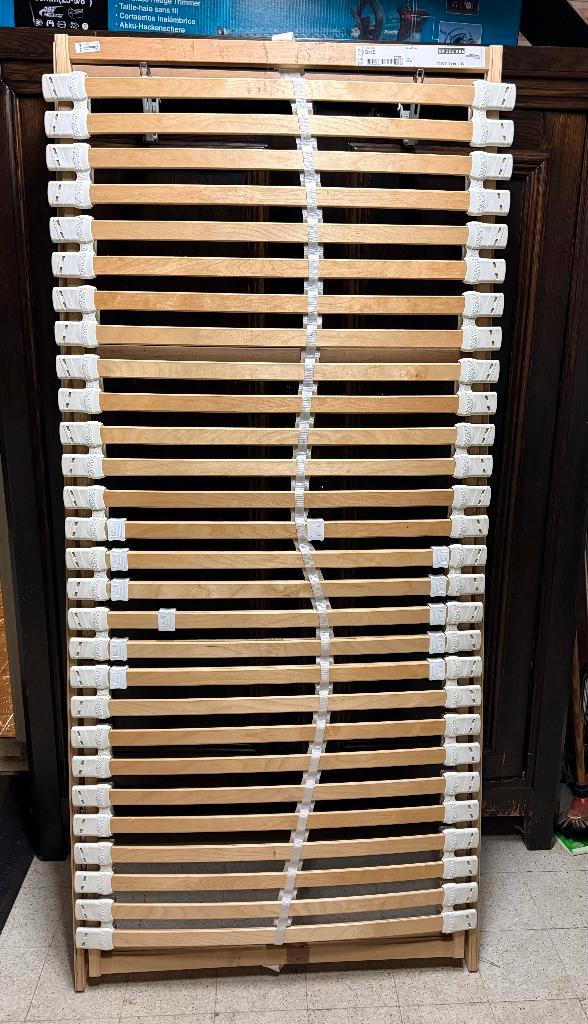 Lattenbodem IKEA Sultan Lillsele 90x200cm, Maison & Meubles, Chambre à coucher | Matelas & Sommiers, Utilisé, Sommier, 90 cm, 200 cm