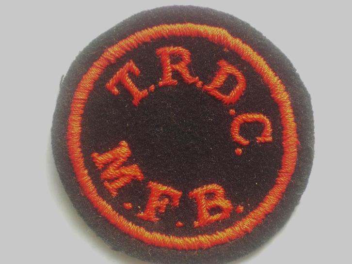 Écusson sapeurs-pompiers Metropolitan Fire Brigade (London), Collections, Objets militaires | Général, Autres, Envoi