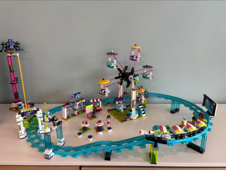 Lego Friends Pretpark Achtbaan 41130, Kinderen en Baby's, Speelgoed | Duplo en Lego, Zo goed als nieuw, Lego, Ophalen of Verzenden