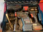 Burineur bosch 18v, Bricolage & Construction, Enlèvement, Utilisé, Marteau perforateur et/ou Marteau piqueur