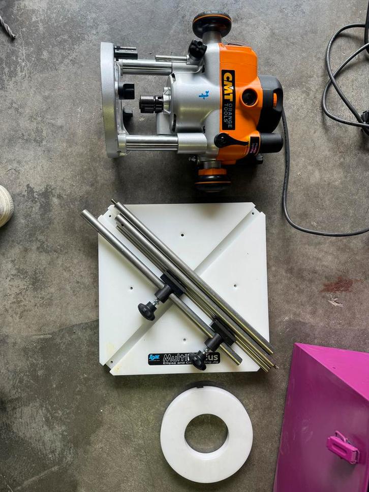 cmt 7E bovenfrees, Doe-het-zelf en Bouw, Gereedschap | Freesmachines, Nieuw, Elektrisch, Bovenfrees, Ophalen