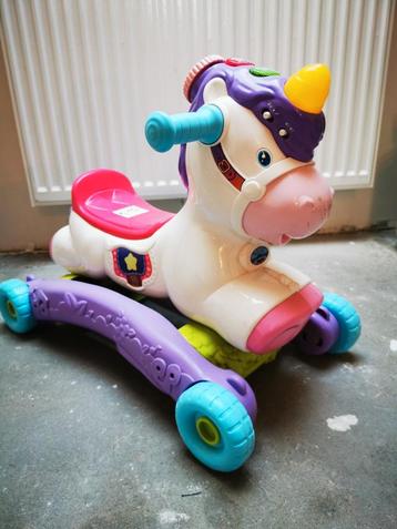 Vtech loopwagen/schommelpaard., Enlèvement, Comme neuf
