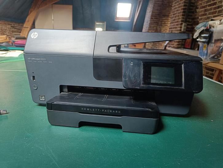 HP OfficeJet 6820 All-in-One printer, Computers en Software, Printers, Zo goed als nieuw, Printer, Faxen, Scannen, Draadloos, Ophalen