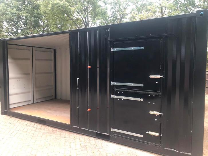 Schuilcontainer uit voorraad, Dieren en Toebehoren, Stalling en Weidegang, Stalling, 2 of 3 paarden of pony's