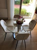 Te koop: 6 nette eetkamerstoelen, Huis en Inrichting, Ophalen, Zo goed als nieuw, Modern, Vijf, Zes of meer stoelen