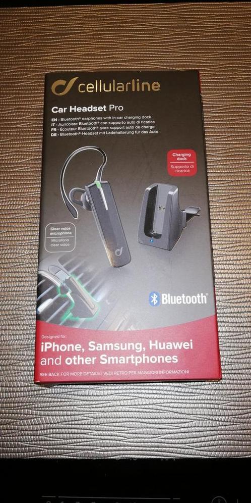 Oreillette Bluetooth Car Headset Pro, Télécoms, Téléphonie mobile | Écouteurs, Comme neuf, Bluetooth, Enlèvement