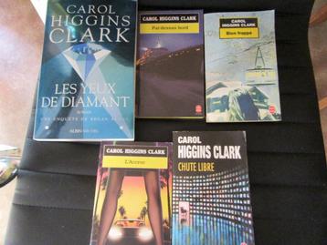 E lot de 5 romans de Carol Higgins Clark 4 Poche 1 Albin Mic beschikbaar voor biedingen