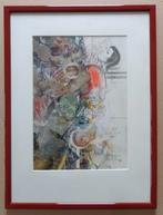 ROGER VAN BELLEGHEM / COMPOSITIE / ORIGINEEL / 45x34cm KADER, Enlèvement ou Envoi