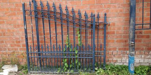 Ijzeren poort, Tuin en Terras, Tuinpoorten, Gebruikt, Draaipoort, IJzer, 150 tot 200 cm, 200 cm of meer, Ophalen