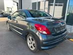 Peugeot 207cc 1.6 HDI Cabrio in goede staat, Auto's, Euro 5, Stof, Zwart, Cabriolet