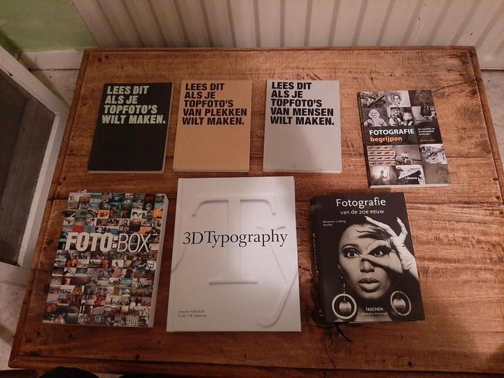 7 boeken over fotografie, Boeken, Kunst en Cultuur | Fotografie en Design, Gelezen, Fotografen, Ophalen