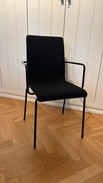 Set van 8 Pedrali Kuadra stoelen, Ophalen, Gebruikt, Zwart, Metaal