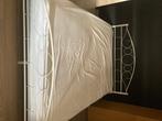 Bed 140/200, Ophalen, Gebruikt, Wit, Tweepersoons