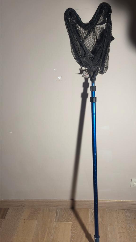 Telescopisch schepnet van aluminium - verstelbare handgreep, Watersport en Boten, Hengelsport | Algemeen, Gebruikt, Ophalen