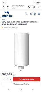 BULEX SDC100/2V,100 litres,acier émaillé, 20 à 100 litres, Comme neuf, Boiler, Moins de 3 ans