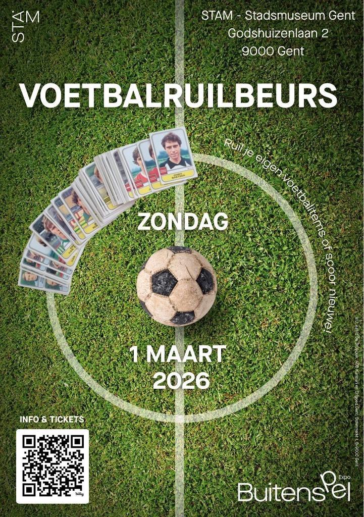 Panini football België Ruilbeurs STAM - GENT, Verzamelen, Sportartikelen en Voetbal, Zo goed als nieuw, Poster, Plaatje of Sticker