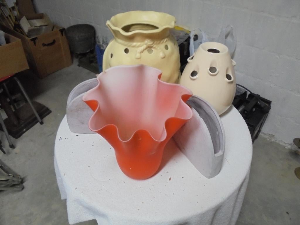 Bloemenschalen/vazen, Hobby en Vrije tijd, Knutselen, Zo goed als nieuw, Knutselmateriaal, Herbruikbaar, Overige merken, Steen of Keramiek